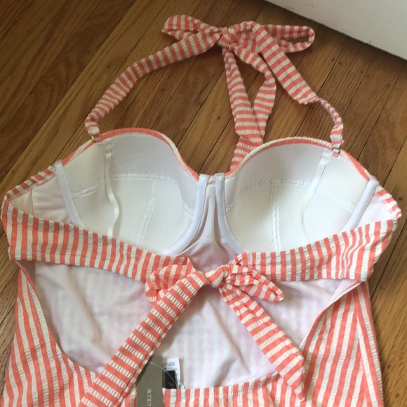 NWT J.Crew Sofia Striped Underwire Tank Suit, 12 - Picture 6 of 14